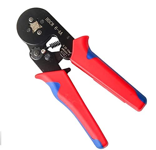 Hetkrishi Crimping Tool Wire Pliers HSC8 64A Ferrule Crimper Adjustable Ratchet Tools Used for AWG237 025100mm Cable End Sleeves - Image 1