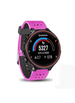 Replacement Strap For Garmin Forerunner 235 Two-color Watch Band Rose Red Black