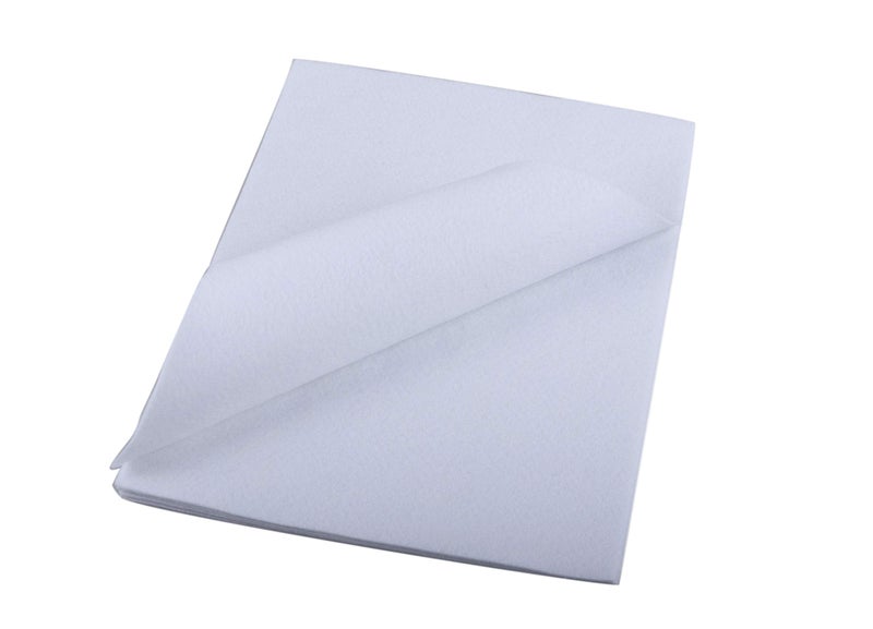 YYCRAFT Craft Soft Felt Sheets 9 Inch X 12 Inch - 24 Pcs Pack, White - Image 1