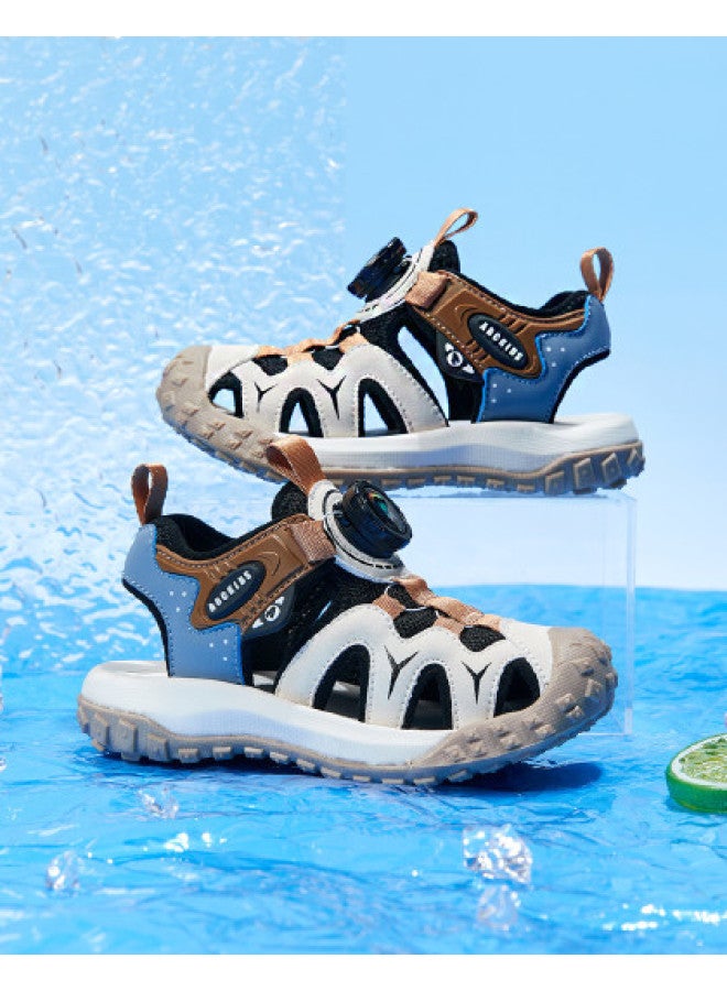 abckids Soft-soled Comfortable Sports Sandals】lightweight Summer Beach Shoes For Boys And Girls, Outdoor Sandals For Children - Image 1