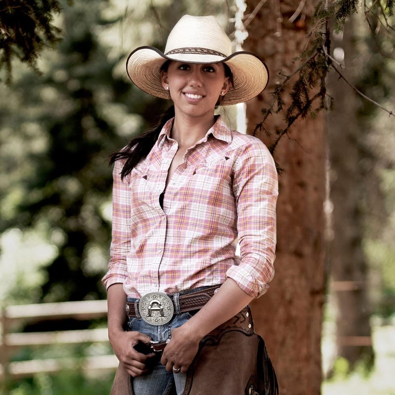 Itera Western Cowboy/Cowgirl Initial Belt Buckle-Silver- Large Letter Buckles for Men and Women - Custom Girls/Boys - Image 5