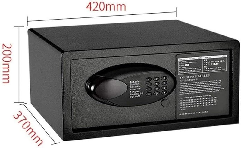 Harmony Home High Security Safe Box – Digital Lock Box with Double Password System – Steel Safety Cabinet for Money, Jewelry & Documents – Secure Safe for Home, Office & Hotel Use - Image 4