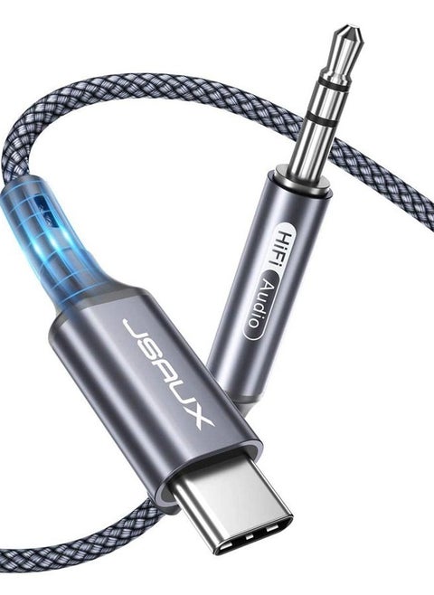 USB C to 3.5mm Audio Aux Jack Cable 3.3ft, USB Type C to 3.5mm Headphone Stereo Car Cord Compatible with iPhone 15 Pro Max 15 Plus, Samsung Galaxy S24 S23 S22 S21 Note 20, iPad Pro, Pixel 5 4 XL