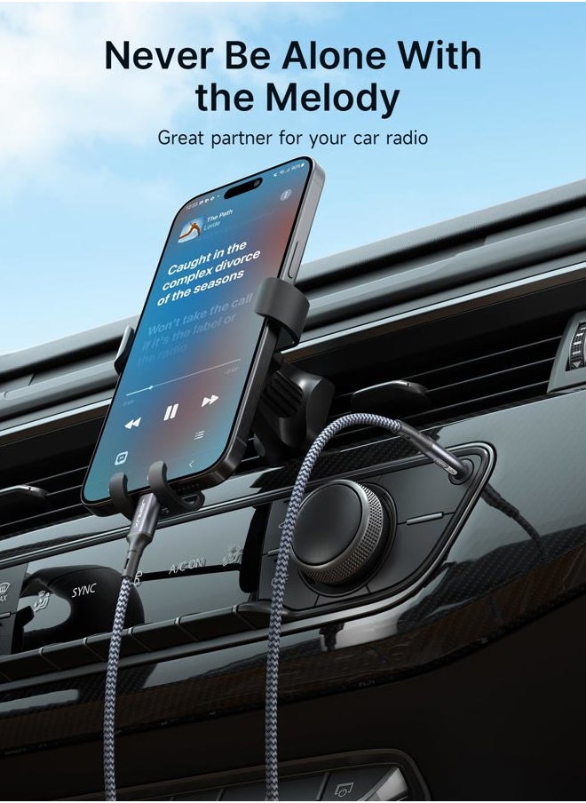 USB C to 3.5mm Audio Aux Jack Cable 3.3ft, USB Type C to 3.5mm Headphone Stereo Car Cord Compatible with iPhone 15 Pro Max 15 Plus, Samsung Galaxy S24 S23 S22 S21 Note 20, iPad Pro, Pixel 5 4 XL
