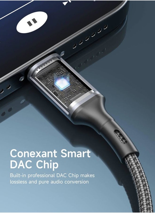 USB C to 3.5mm Audio Aux Jack Cable 3.3ft, USB Type C to 3.5mm Headphone Stereo Car Cord Compatible with iPhone 15 Pro Max 15 Plus, Samsung Galaxy S24 S23 S22 S21 Note 20, iPad Pro, Pixel 5 4 XL