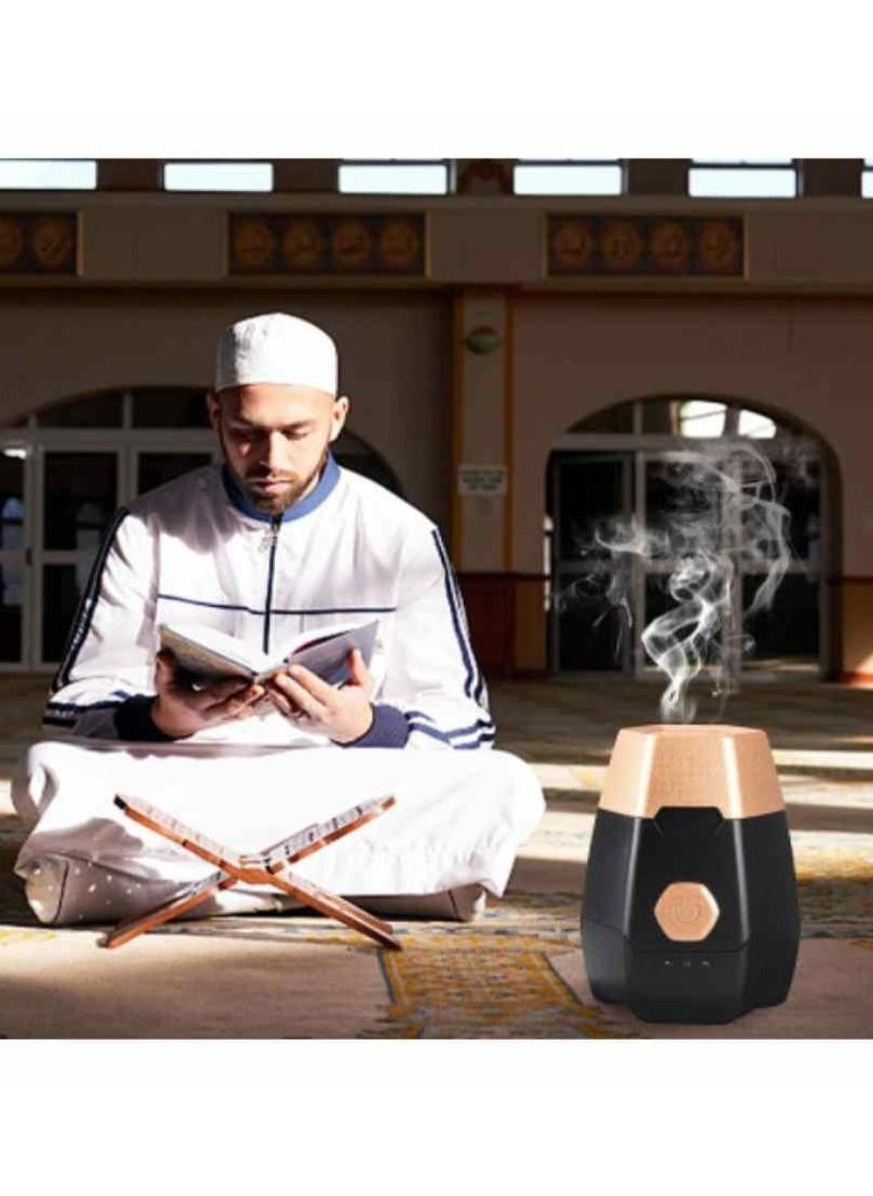 ماركة غير محددة - مبخرة كهربائية صغيرة بخور للسيارة مبخرة دخون بخور معطر ديكور منزلي ، أسود - Image 1