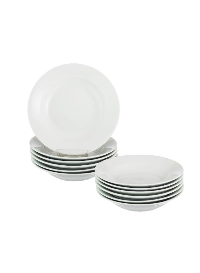Dania 12-piece porcelain serving and serving plate set, 18 cm - Image 3
