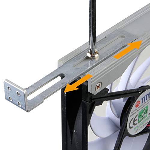 TITAN- 12V DC IP55 Waterproof Double Rack Mount Ventilation Cooling Fan with Timer and Speed Controller- TTC-SC20 (90mm) - Image 4