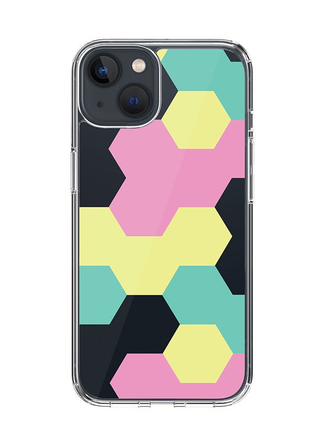 Stylizedd - Classic Clear Case for Apple iPhone 14 Hybrid Soft Case Flexible Edges Anti Drop TPU PC Gel Thin Transparent Cover [ Designed for Apple iPhone 14 ] - Blockbuster Retro - Image 1