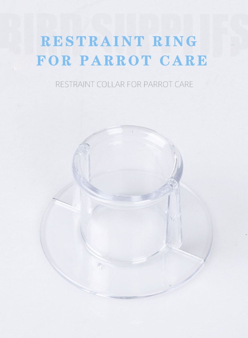 سيوسي طوق الطيور الحيوانات الأليفة الببغاء مكافحة لدغة طوق مكافحة انتزاع ريشة لعق التئام الجروح السلامة العملي غطاء الرقبة - Image 2