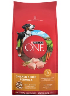 Purina ONE Purina ONE Smartblend Chicken and Rice, Dog Food, 8 lb  - Image 1