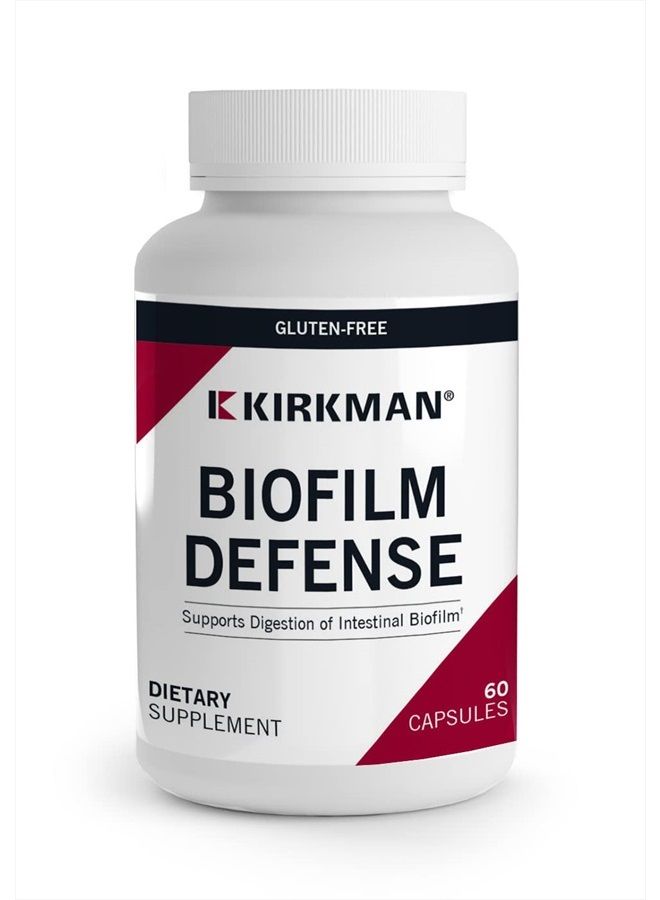 Kirkman Biofilm Defense - 60 Capsules - Aids Gut & Digestive Health - Immune Support - Hypoallergenic - Image 1