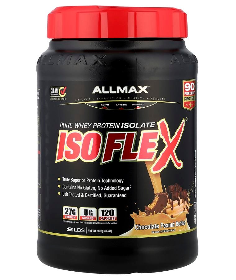 Allmax ISOFLEX® Pure Whey Protein Isolate Chocolate Peanut Butter 2 lbs (907 g)