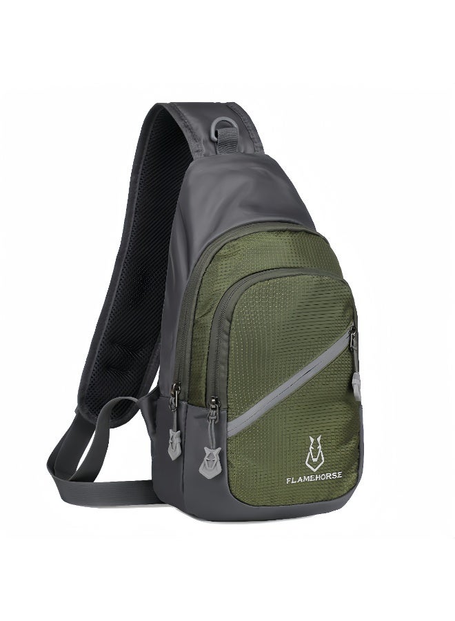 فليم هورس حقيبة صدر خارجية للرجال والنساء، حقيبة ظهر للسفر، خفيفة الوزن ومتعددة الاستخدامات، حقيبة كتف مقاومة للماء ومضيئة - Image 1