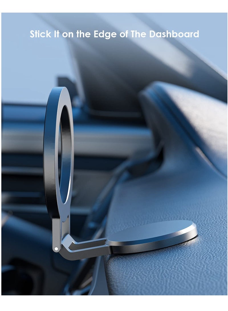MagSafe Car Phone Mount, Magnetic Dashboard Holder, All Metal Design for iPhone 14 13 12 Pro Max Mini Plus Cases - Image 5