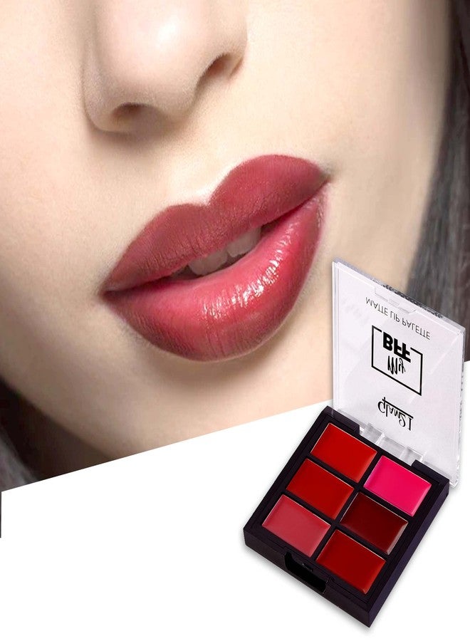 Glam 21 Glam21 My BFF Matte Lip Palette | 6 Lipstick Colors | Travel Friendly Lip Palette | Creamy Matte Finish - 9 Gm | Brights-03 - Image 5
