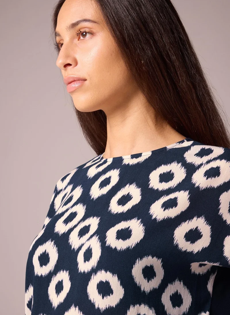 Matalan Et Vous Navy Scratch Jersey Back Top