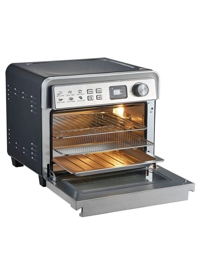 Generic Digital Air Fryer Oven 22L, 1700W Stainless Steel with Programmable Temperature Control, Multi-Function Convection Air Fryer Toaster Oven  - Image 3