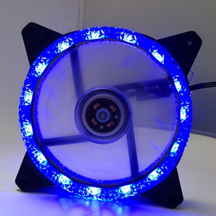 Aurora Eclipse 16LED 12025 Dual Ring PC Case FanIce drill Blue Ice drill Blue 
