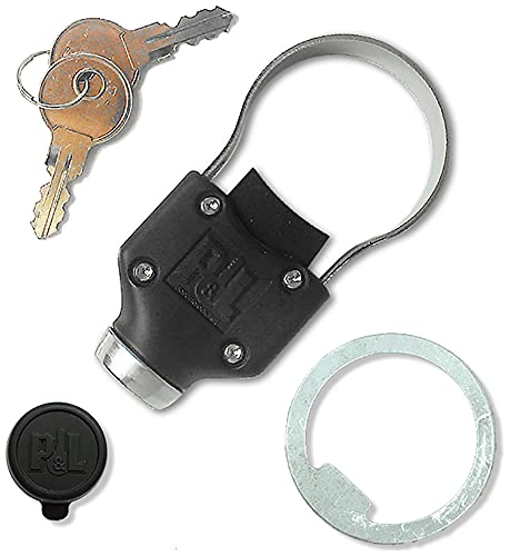 Pop & Lock Universal Black Tailgate Lock, Key Lock, PL9900, The Gate Defender, Truck Theft Prevention, Made in USA - Image 1
