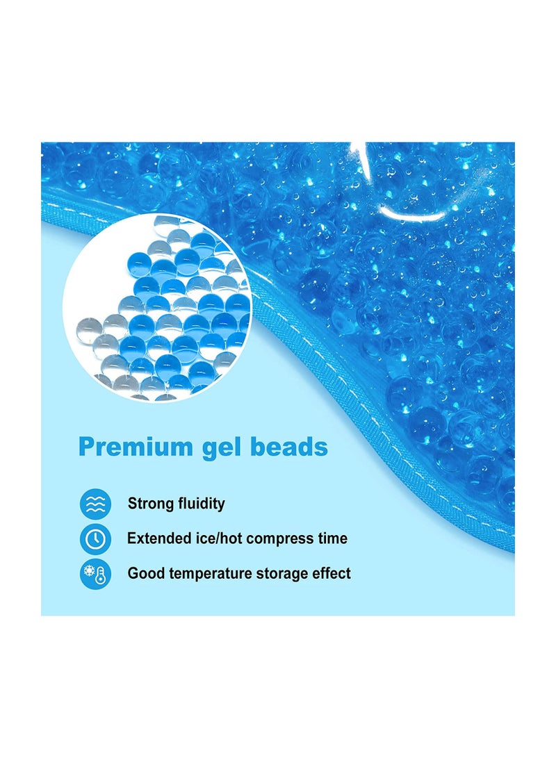 Generic 2-Piece Gel Beads Face Eye Masks Kit Hot Cold Cooling Ice Heat Facial Pack Therapy - Image 4