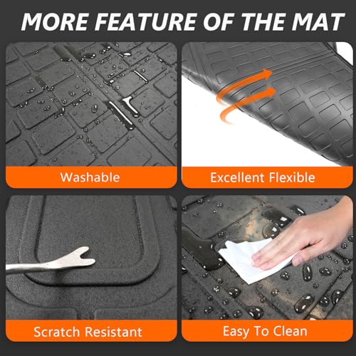 powoq Fuel&Hybrid Trunk Mat Compatible with 2023 2024 2025 Kia Sportage Cargo Mat All Weather Trunk Liner (Not Fit PHEV) Replacement for 2023 2024 2025 Kia Sportage Accessories (Trunk Mat) - Image 5