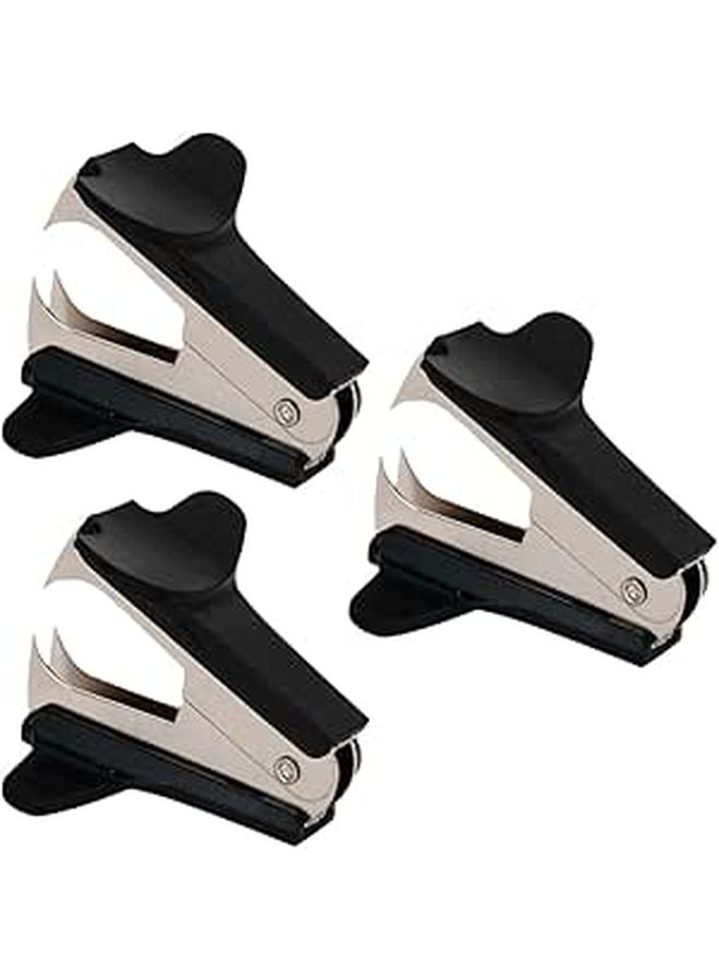 3 Piece Mini Desktop Staple Remover Set For Home Office And School Use - Image 1