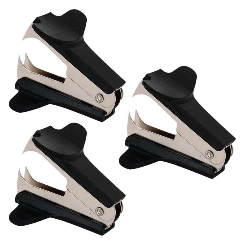 3 Piece Mini Desktop Staple Remover Set For Home Office And School Use - Image 2
