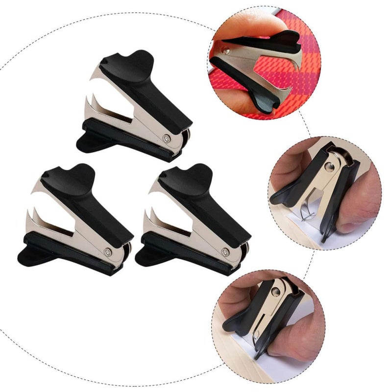 3 Piece Mini Desktop Staple Remover Set For Home Office And School Use - Image 4