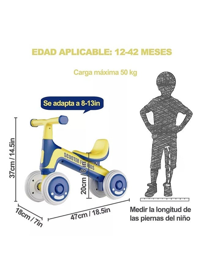 Four-Wheeled Balance Bike For Kids