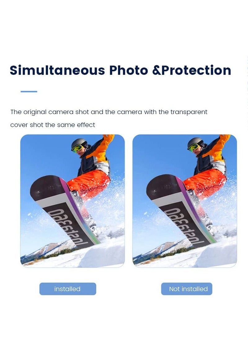 For Insta360 One X3 Lens Guards - Clear Shockproof and Scratch-Resistant Camera Accessory Upgrade Optical Glass Lens Protector for insta360 x3 Accessories  - Image 3