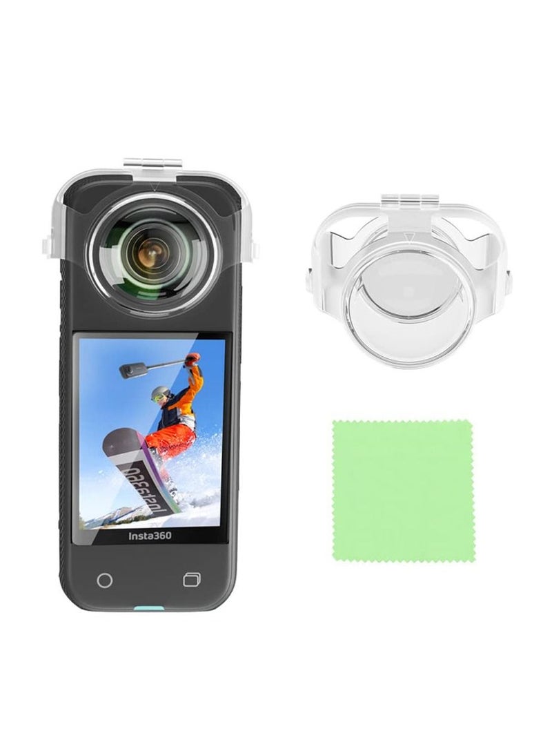 For Insta360 One X3 Lens Guards - Clear Shockproof and Scratch-Resistant Camera Accessory Upgrade Optical Glass Lens Protector for insta360 x3 Accessories  - Image 1