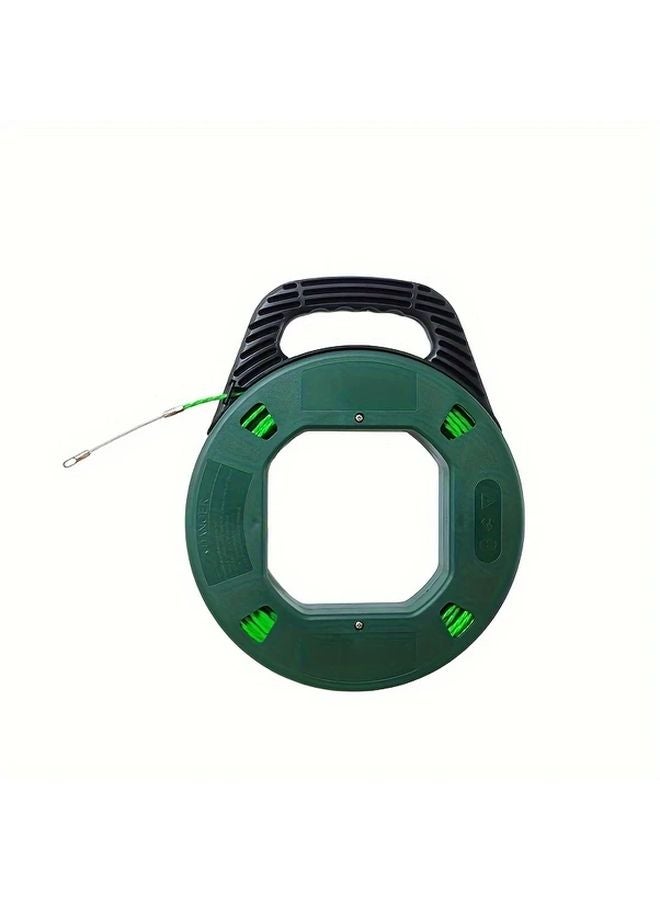 Green Cable Puller 4mm x 30m No Assembly Required Cordless For Pipe And Wire - Image 2