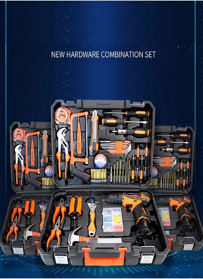 NKX 48 Piece Multifunctional Household Manual Hardware Tool Set with 21V Electric Drill Machine  - Image 2