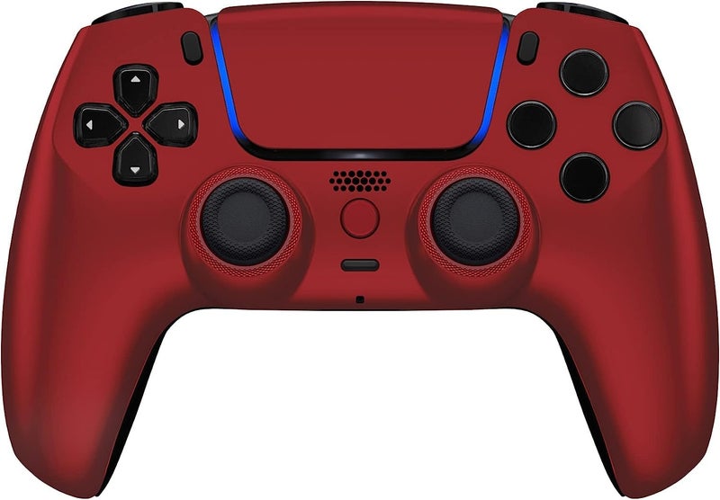Custom Controllerzz Wireless Controller Compatible with PS5 - Multiple Designs Available (Red) - Image 5