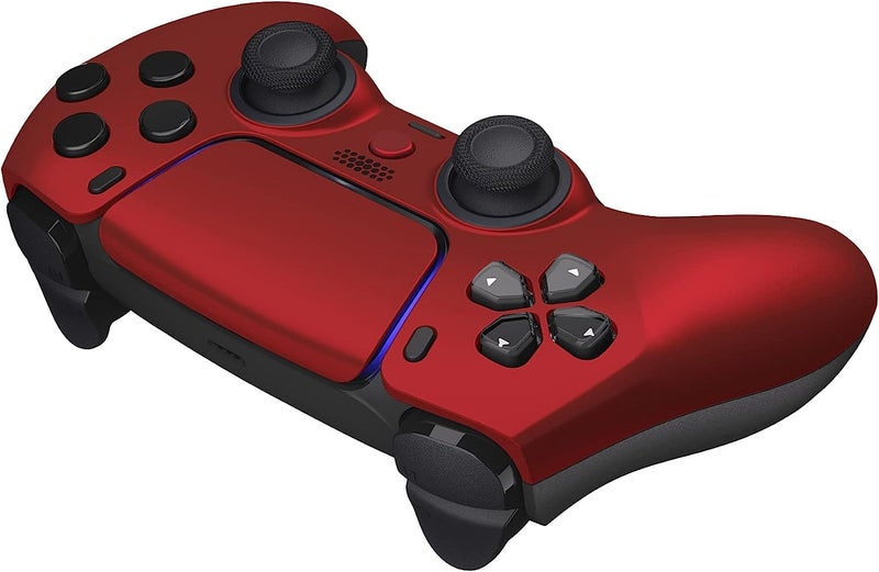 Custom Controllerzz Wireless Controller Compatible with PS5 - Multiple Designs Available (Red) - Image 4