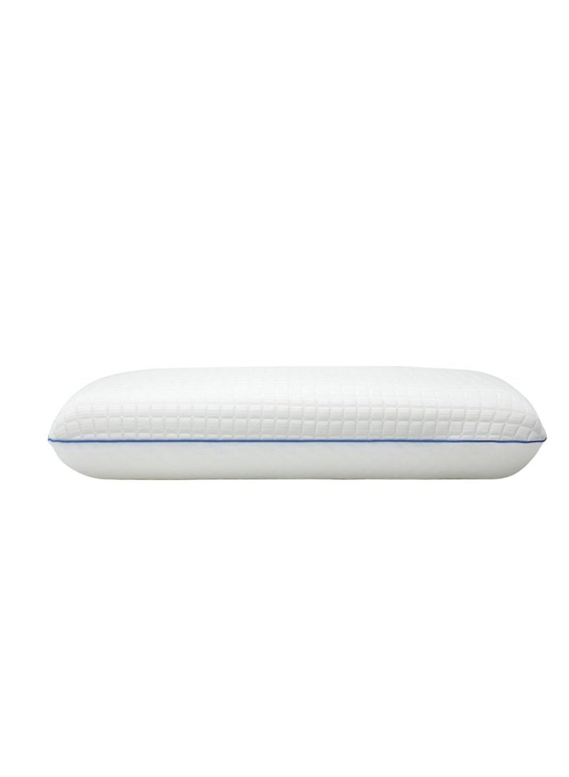Dibaj Cooling Memory Foam Pillow with Air Mesh Cover – 70x40x14 cm, Ergonomic Neck and Shoulder Support for Restful Sleep - Image 2