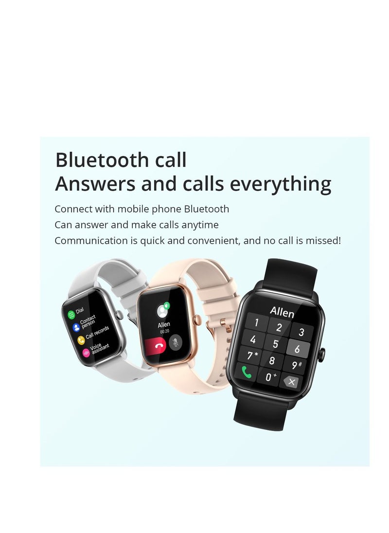 ColMi Smart Watch For Men Women  Full Screen Bluetooth Calling Heart Rate Sleep Monitor 100+ Sport Models  - Image 4