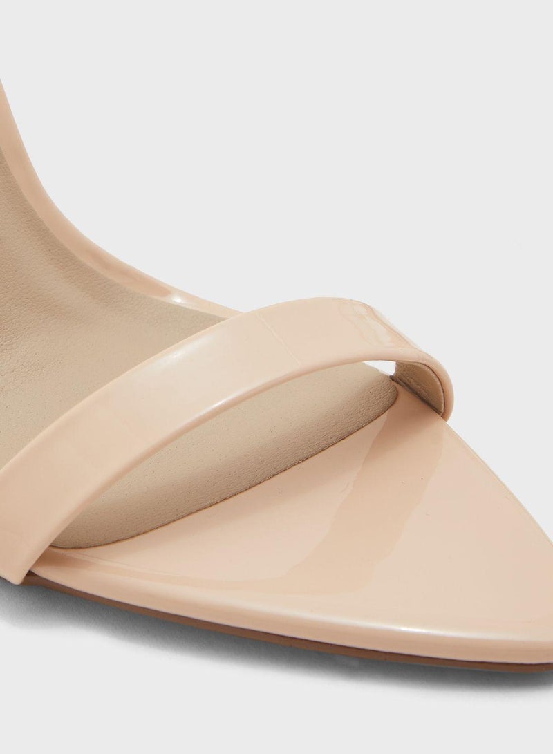 Missguided Pointed High Heel Ankle Sandals - Image 4