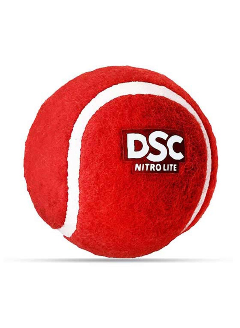 Nitro Light Tennis Ball (Red)|Cricket |Pack of 2 |Outer Material: Rubber |Standard - pzsku/Z76F4E8AFDD10366D9F48Z/45/_/1698909428/dd70a695-5f92-43ef-bea4-3d155d4c9e7b