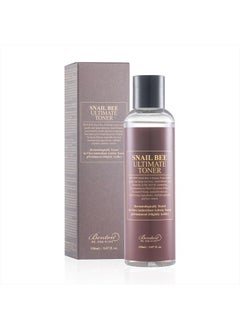 Benton Snail Bee Ultimate Toner - Anti Aging Toner with Snail Secretion Filtrate - Hydrating & Nourishing Booster to Improve Elasticity and Minimize Wrinkles - Fragrance-Free, 5.07 fl.oz. 