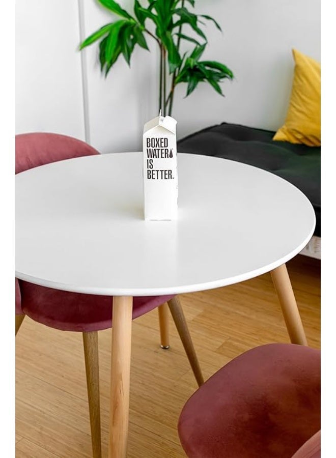 ورق حائط 40 × 300 سم، أبيض مطفي، ذاتي اللصق، قابل للإزالة لتزيين الخزائن - Image 5