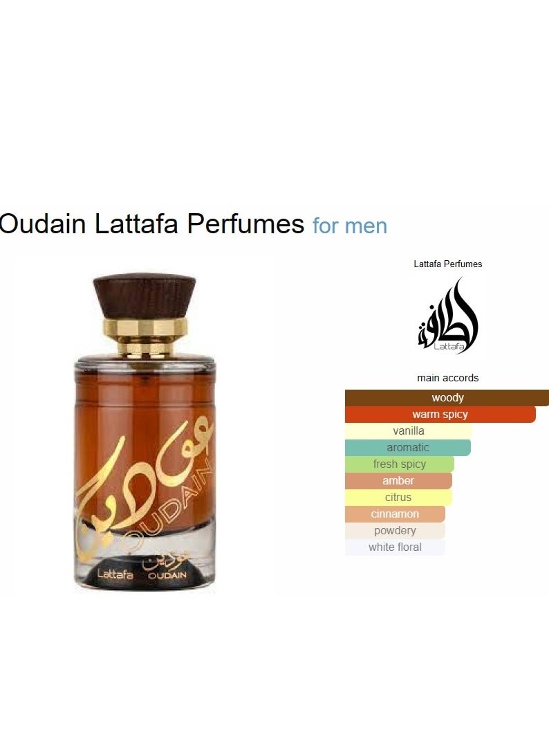 Lattafa Oudain Eau de Parfum for men -100 ML  - Image 4