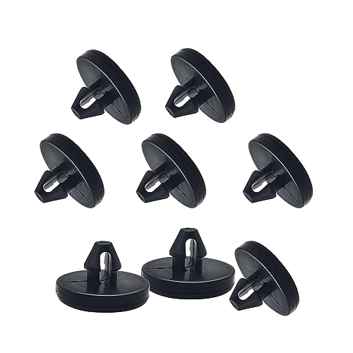 Ajxn 8 PCS Brake Switch Stopper Car Truck Auto Brake Pedal Pad Brake Light Switch Stopper Brake Switch Pad Clutch Pedal Stopper 9054106036 Black