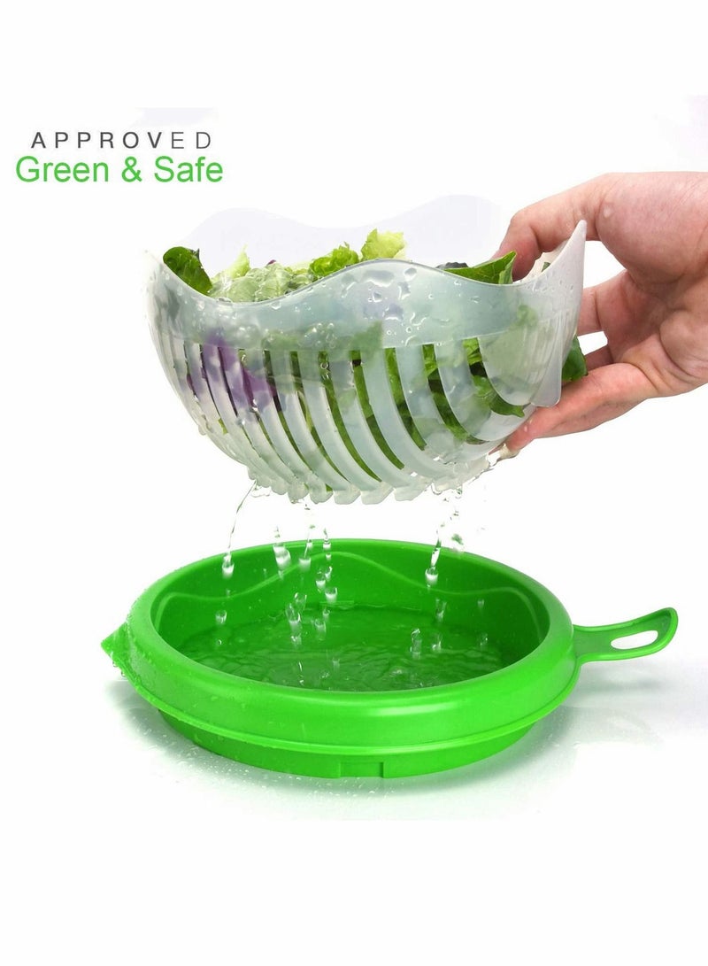 Y&D Salad Cutter Bowl Chopper for Fruits and Vegetables Easy Fast Slicer Fresh Upgraded Making Great Gift Idea Kitchen Fruit Vegetable Tool  - Image 4