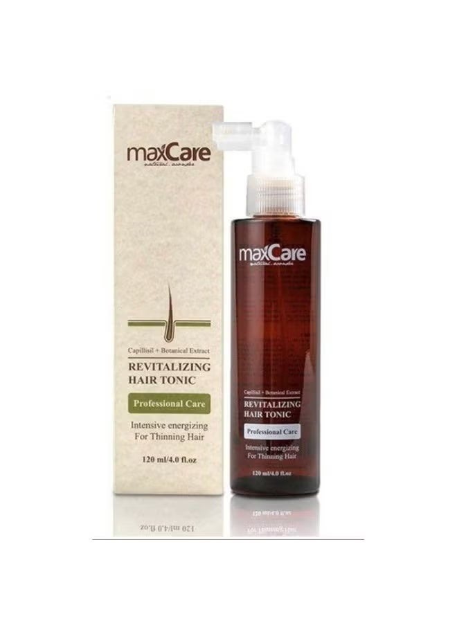 Maxcare Revitalizing Hair Tonic Clear – Anti Hair Fall Scalp Treatment – 120ml - Image 2