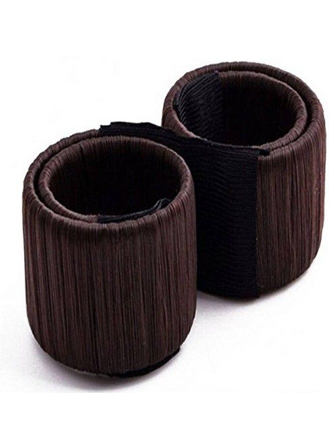 Gugzy Siempre21 Girl Women Hair Styling French Donut Former Bun Maker Twist Magic Tool (1 Brown) - Image 3