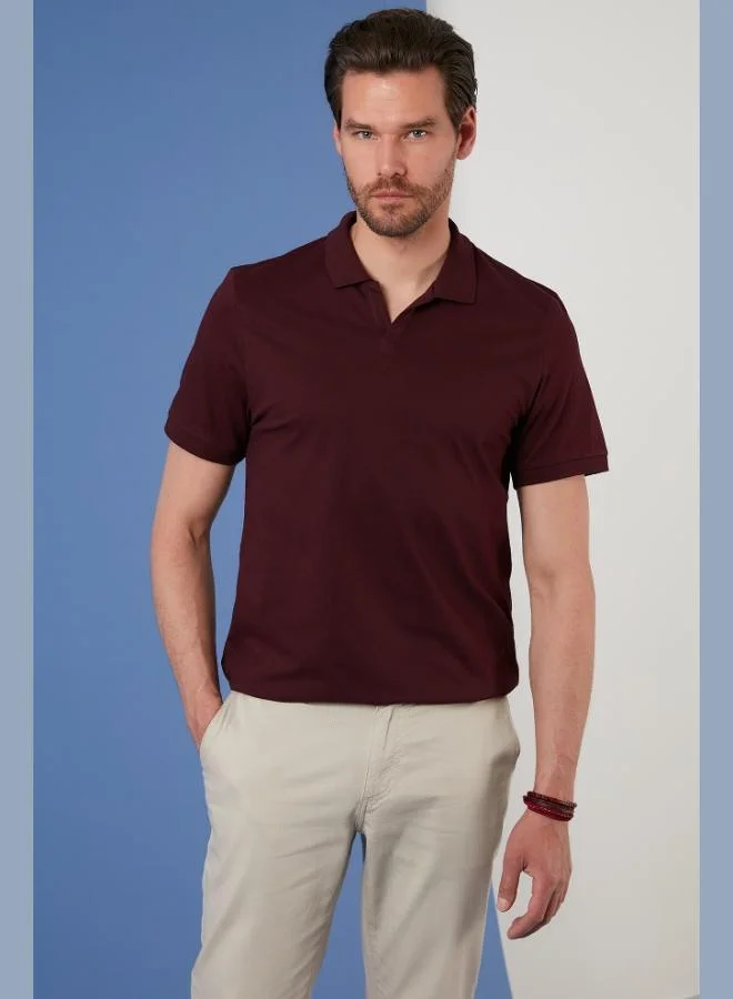 Buratti Buratti Regular Fit Cotton Polo Neck T Shirt Men's Polo Neck T Shirt 5902141