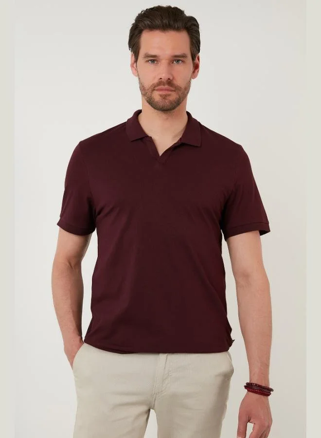 Buratti Buratti Regular Fit Cotton Polo Neck T Shirt Men's Polo Neck T Shirt 5902141