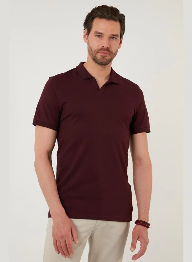 Buratti Buratti Regular Fit Cotton Polo Neck T Shirt Men's Polo Neck T Shirt 5902141